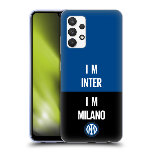 Fc Internazionale Milano Logo Inter Milano Soft Gel Case for Samsung Galaxy A32 (2021)
