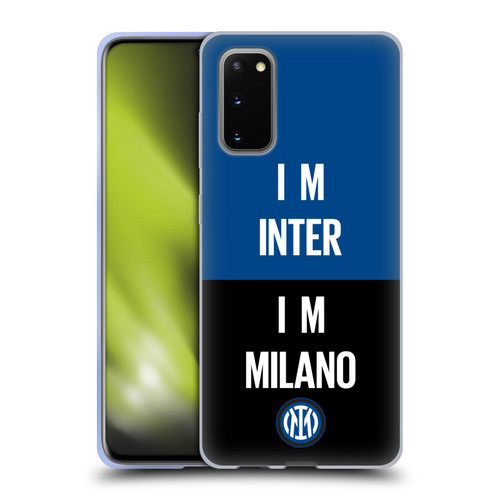 Fc Internazionale Milano Logo Inter Milano Soft Gel Case for Samsung Galaxy S20 / S20 5G