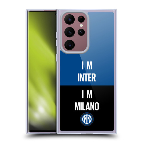 Fc Internazionale Milano Logo Inter Milano Soft Gel Case for Samsung Galaxy S22 Ultra 5G