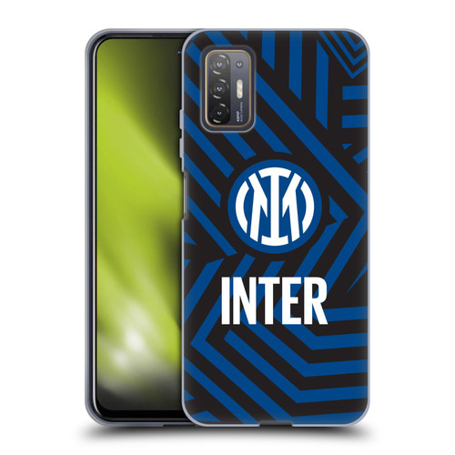 Fc Internazionale Milano Patterns Abstract 1 Soft Gel Case for HTC Desire 21 Pro 5G
