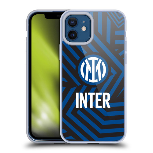 Fc Internazionale Milano Patterns Abstract 1 Soft Gel Case for Apple iPhone 12 / iPhone 12 Pro & MagSafe