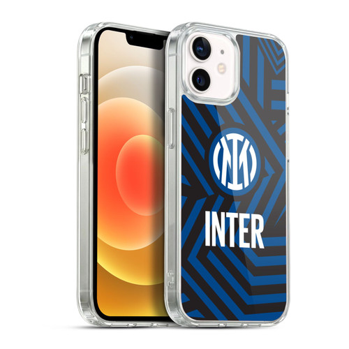 Fc Internazionale Milano Patterns Abstract 1 Soft Gel Case for Apple iPhone 12 / iPhone 12 Pro & MagSafe