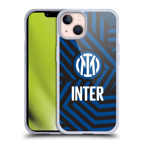 Fc Internazionale Milano Patterns Abstract 1 Soft Gel Case for Apple iPhone 13