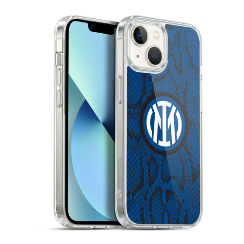 Fc Internazionale Milano Patterns Snake Soft Gel Case for Apple iPhone 13