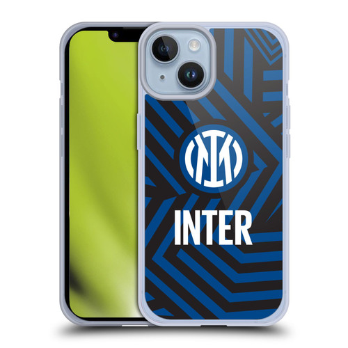 Fc Internazionale Milano Patterns Abstract 1 Soft Gel Case for Apple iPhone 14