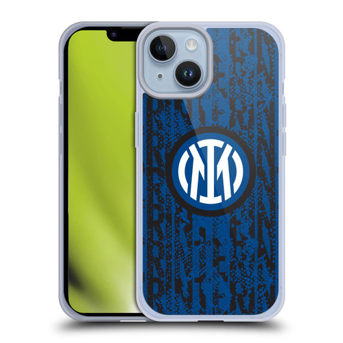 Fc Internazionale Milano Patterns Snake Wordmark Soft Gel Case for Apple iPhone 14 & MagSafe