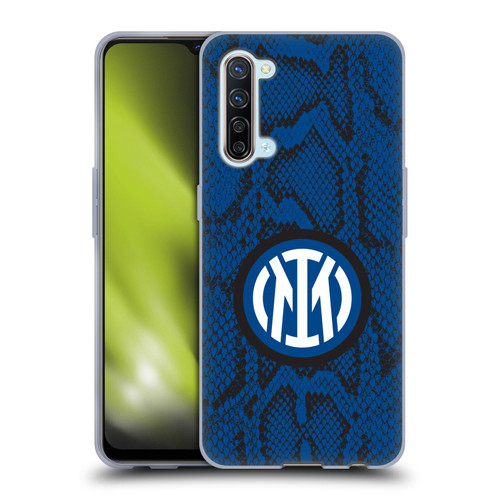 Fc Internazionale Milano Patterns Snake Soft Gel Case for OPPO Find X2 Lite 5G