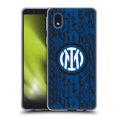 Fc Internazionale Milano Patterns Snake Wordmark Soft Gel Case for Samsung Galaxy A01 Core (2020)