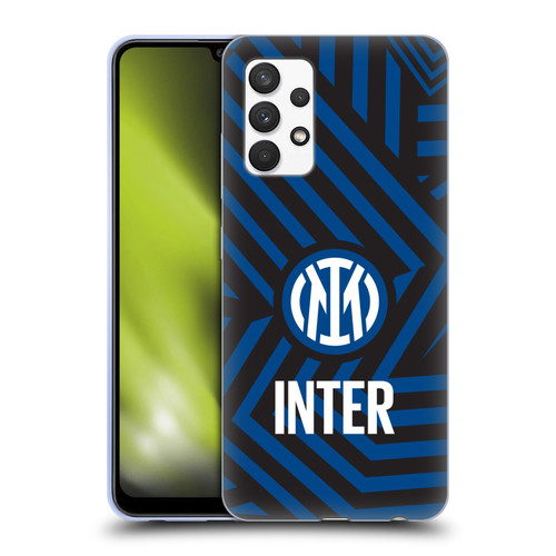 Fc Internazionale Milano Patterns Abstract 1 Soft Gel Case for Samsung Galaxy A32 (2021)