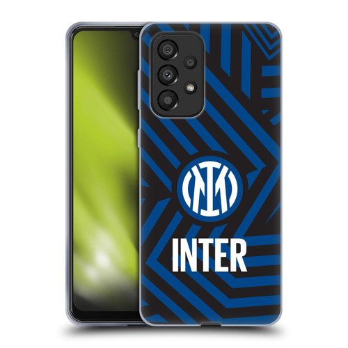 Fc Internazionale Milano Patterns Abstract 1 Soft Gel Case for Samsung Galaxy A33 5G (2022)