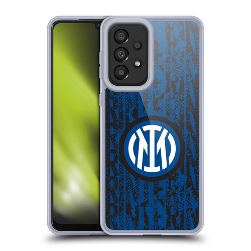 Fc Internazionale Milano Patterns Snake Wordmark Soft Gel Case for Samsung Galaxy A33 5G (2022)