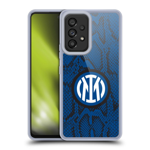 Fc Internazionale Milano Patterns Snake Soft Gel Case for Samsung Galaxy A53 5G (2022)