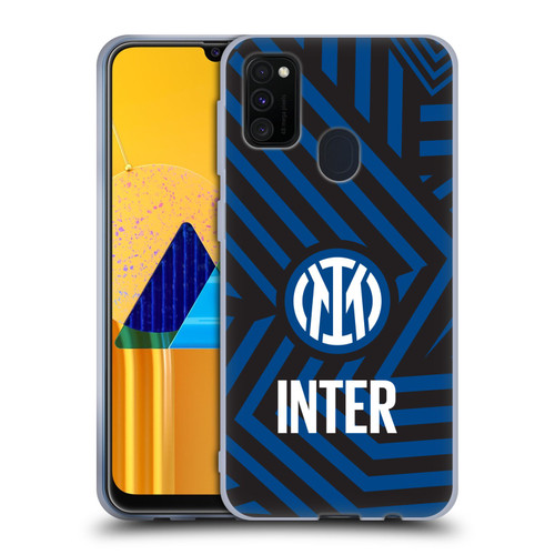 Fc Internazionale Milano Patterns Abstract 1 Soft Gel Case for Samsung Galaxy M30s (2019)/M21 (2020)