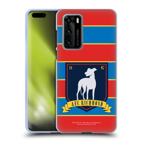 Ted Lasso Season 1 Graphics A.F.C Richmond Stripes Soft Gel Case for Huawei P40 5G