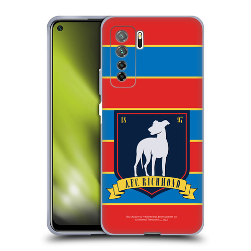 Ted Lasso Season 1 Graphics A.F.C Richmond Stripes Soft Gel Case for Huawei Nova 7 SE/P40 Lite 5G