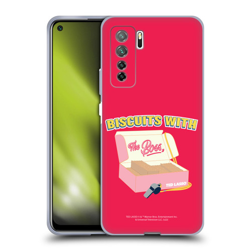 Ted Lasso Season 1 Graphics Biscuits With The Boss Soft Gel Case for Huawei Nova 7 SE/P40 Lite 5G