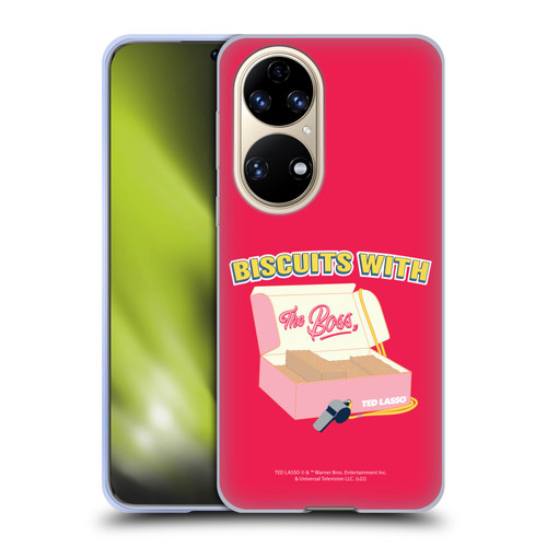 Ted Lasso Season 1 Graphics Biscuits With The Boss Soft Gel Case for Huawei P50