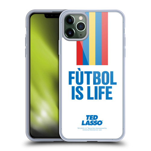 Ted Lasso Season 1 Graphics Futbol Is Life Soft Gel Case for Apple iPhone 11 Pro Max