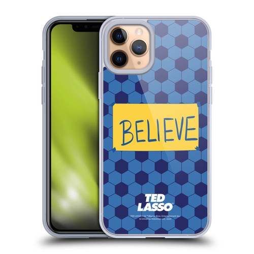 Ted Lasso Season 1 Graphics Believe Soft Gel Case for Apple iPhone 11 Pro