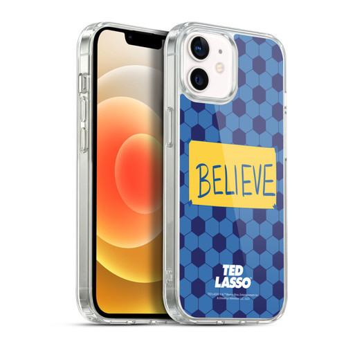 Ted Lasso Season 1 Graphics Believe Soft Gel Case for Apple iPhone 12 / iPhone 12 Pro & MagSafe