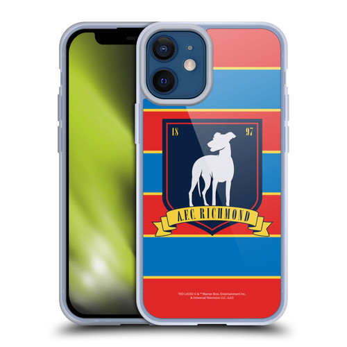 Ted Lasso Season 1 Graphics A.F.C Richmond Stripes Soft Gel Case for Apple iPhone 12 Mini