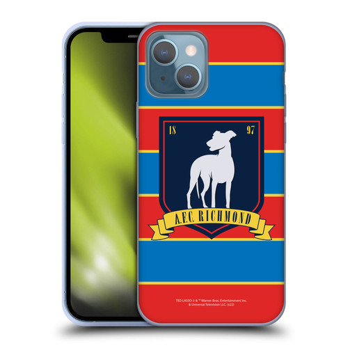 Ted Lasso Season 1 Graphics A.F.C Richmond Stripes Soft Gel Case for Apple iPhone 13