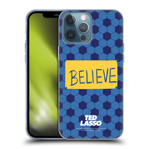 Ted Lasso Season 1 Graphics Believe Soft Gel Case for Apple iPhone 13 Pro Max