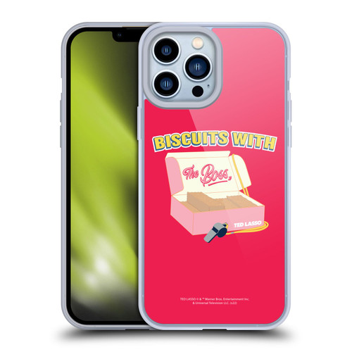 Ted Lasso Season 1 Graphics Biscuits With The Boss Soft Gel Case for Apple iPhone 13 Pro Max