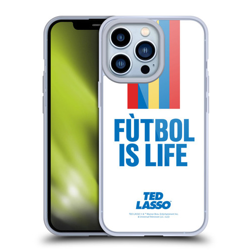 Ted Lasso Season 1 Graphics Futbol Is Life Soft Gel Case for Apple iPhone 13 Pro