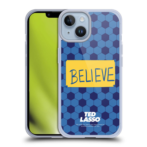 Ted Lasso Season 1 Graphics Believe Soft Gel Case for Apple iPhone 14