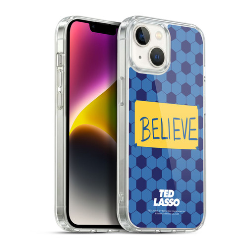 Ted Lasso Season 1 Graphics Believe Soft Gel Case for Apple iPhone 14