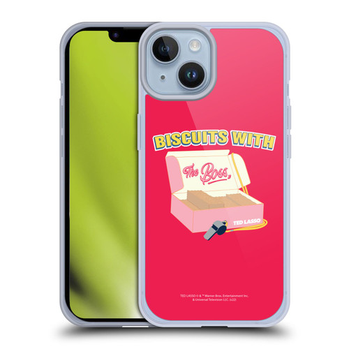 Ted Lasso Season 1 Graphics Biscuits With The Boss Soft Gel Case for Apple iPhone 14