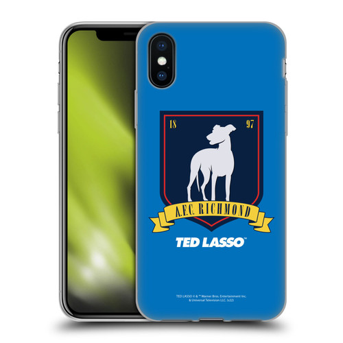 Ted Lasso Season 1 Graphics A.F.C Richmond Soft Gel Case for Apple iPhone X / iPhone XS
