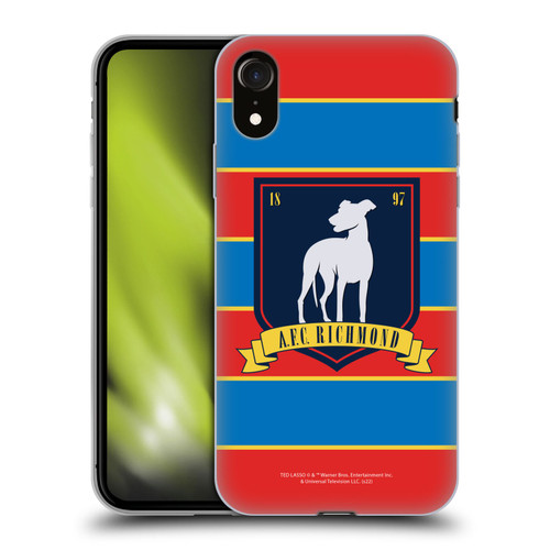 Ted Lasso Season 1 Graphics A.F.C Richmond Stripes Soft Gel Case for Apple iPhone XR
