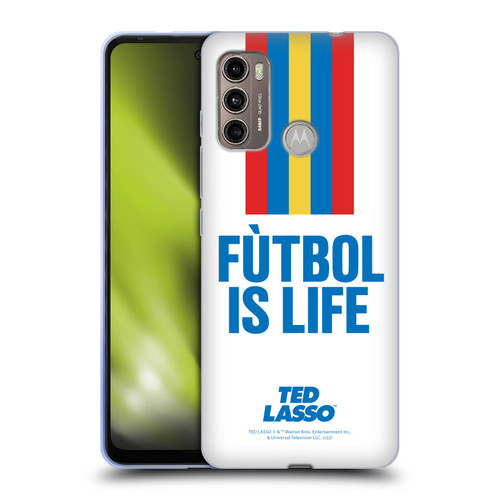 Ted Lasso Season 1 Graphics Futbol Is Life Soft Gel Case for Motorola Moto G60 / Moto G40 Fusion