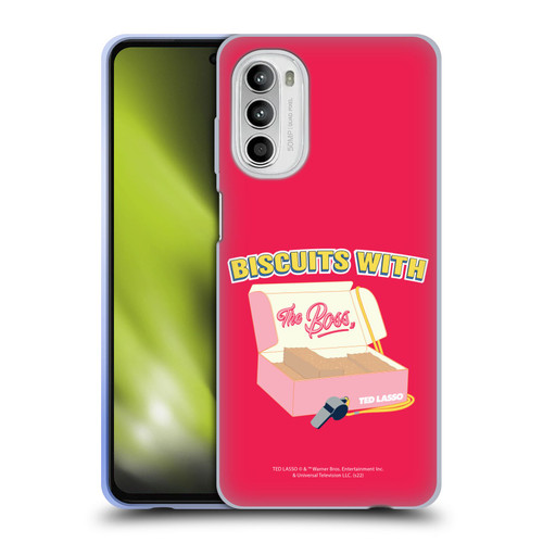 Ted Lasso Season 1 Graphics Biscuits With The Boss Soft Gel Case for Motorola Moto G52