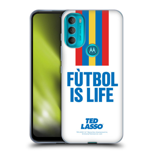 Ted Lasso Season 1 Graphics Futbol Is Life Soft Gel Case for Motorola Moto G71 5G