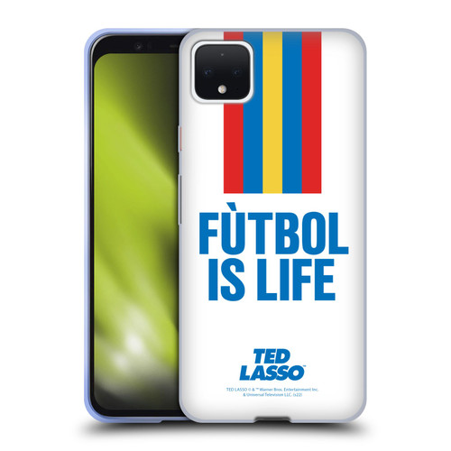 Ted Lasso Season 1 Graphics Futbol Is Life Soft Gel Case for Google Pixel 4 XL