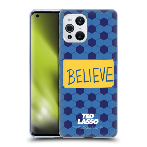 Ted Lasso Season 1 Graphics Believe Soft Gel Case for OPPO Find X3 / Pro