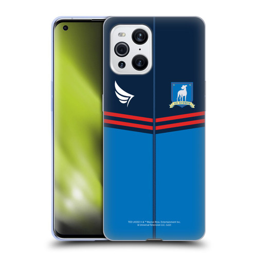 Ted Lasso Season 1 Graphics Jacket Soft Gel Case for OPPO Find X3 / Pro