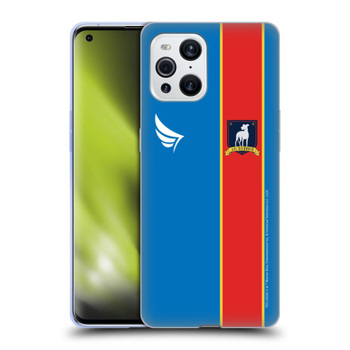 Ted Lasso Season 1 Graphics Jersey Soft Gel Case for OPPO Find X3 / Pro