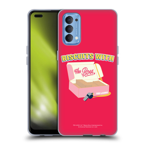 Ted Lasso Season 1 Graphics Biscuits With The Boss Soft Gel Case for OPPO Reno 4 5G