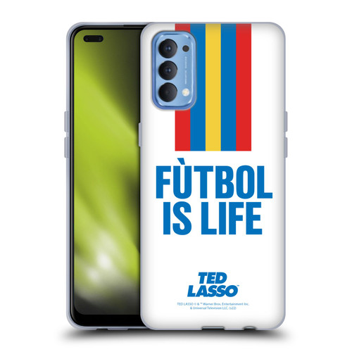 Ted Lasso Season 1 Graphics Futbol Is Life Soft Gel Case for OPPO Reno 4 5G