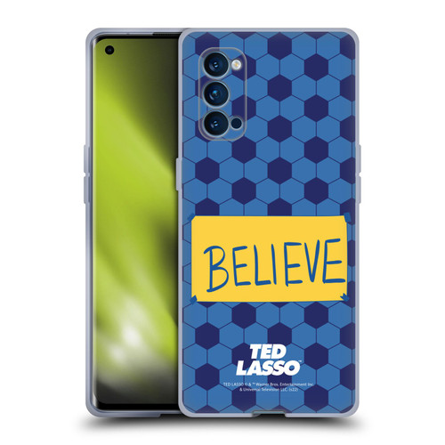 Ted Lasso Season 1 Graphics Believe Soft Gel Case for OPPO Reno 4 Pro 5G