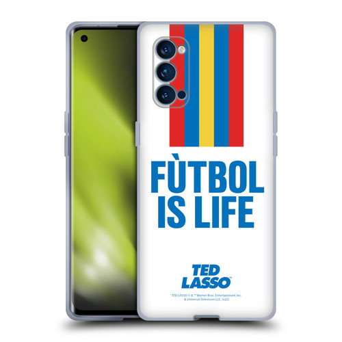 Ted Lasso Season 1 Graphics Futbol Is Life Soft Gel Case for OPPO Reno 4 Pro 5G