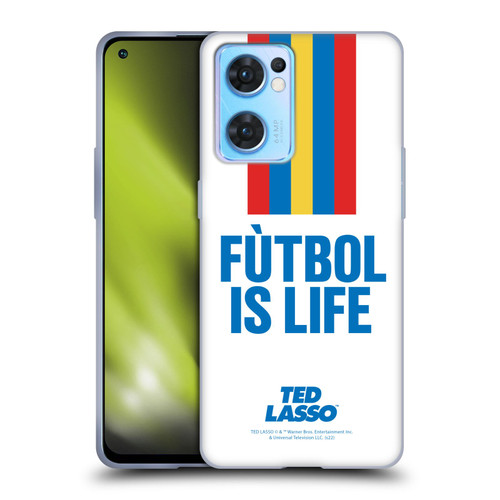 Ted Lasso Season 1 Graphics Futbol Is Life Soft Gel Case for OPPO Reno7 5G / Find X5 Lite