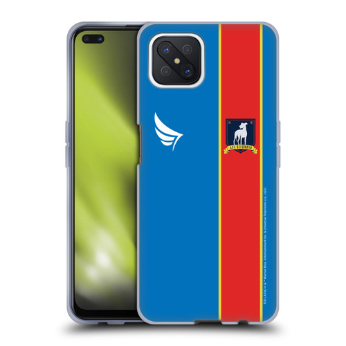 Ted Lasso Season 1 Graphics Jersey Soft Gel Case for OPPO Reno4 Z 5G