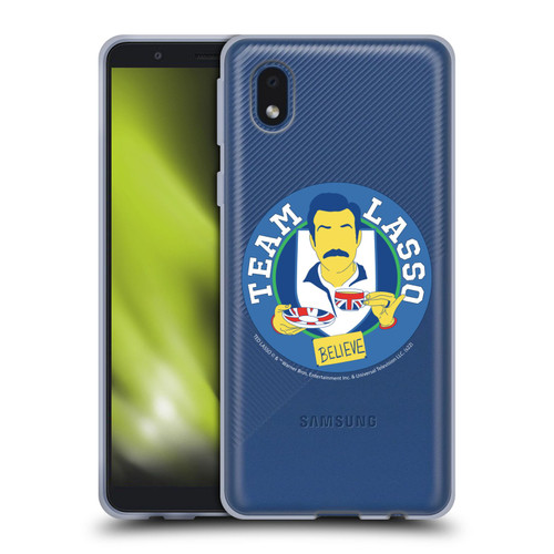 Ted Lasso Season 1 Graphics Team Lasso Soft Gel Case for Samsung Galaxy A01 Core (2020)