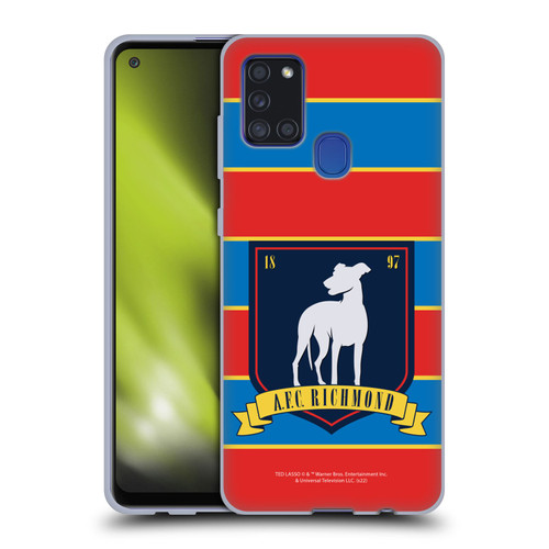 Ted Lasso Season 1 Graphics A.F.C Richmond Stripes Soft Gel Case for Samsung Galaxy A21s (2020)