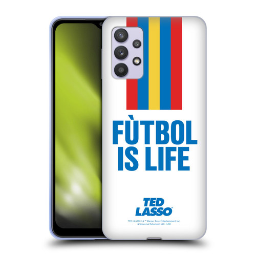 Ted Lasso Season 1 Graphics Futbol Is Life Soft Gel Case for Samsung Galaxy A32 5G / M32 5G (2021)